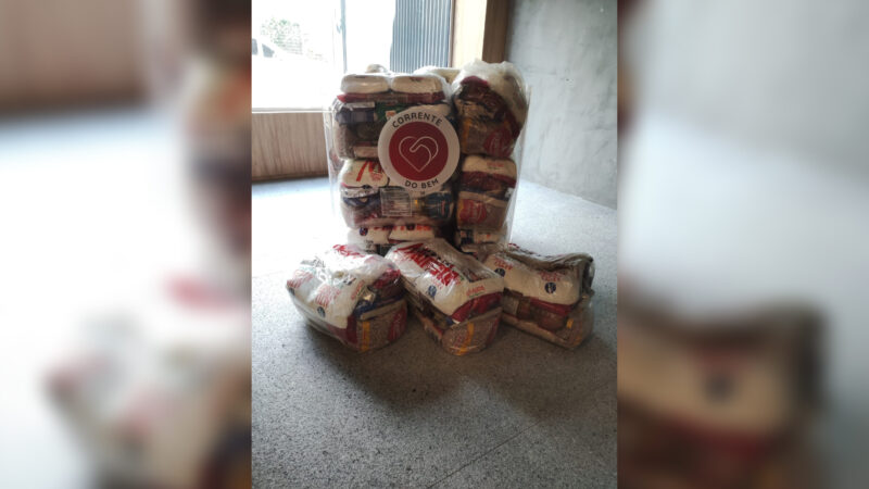 Ademicon realiza arrecadação de alimentos como parte da Corrente do Bem/ Foto: Divulgação