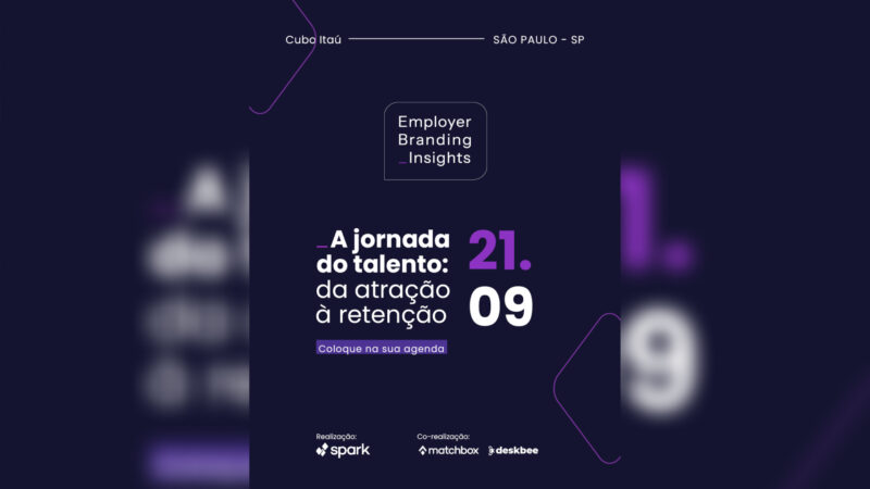 Evento Employer Branding Insights ganha primeira edição presencial no dia 21 de setembro/ Foto: Divulgação