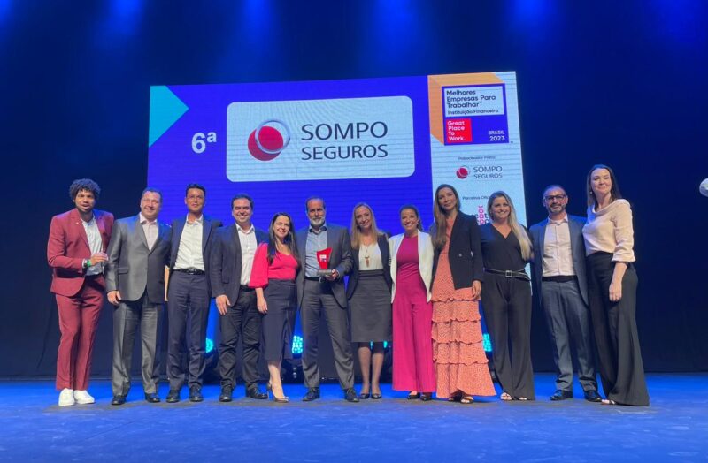 Sompo Seguros é premiada no Ranking Melhores Empresas para Trabalhar GPTW – Instituições Financeiras / Foto: Divulgação