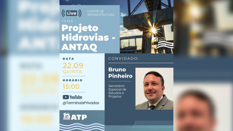 Portos privados debatem desafios de hidrovias brasileiras com secretário especial da Antaq/ Foto: Divulgação