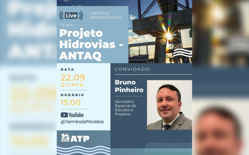 Portos privados debatem desafios de hidrovias brasileiras com secretário especial da Antaq/ Foto: Divulgação