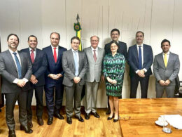 Executivos da GWM se reuniram com Geraldo Alckmin, vice-presidente da República e Ministro do Desenvolvimento, Indústria, Comércio e Serviços, para apresentar propostas para o programa Mobilidade Verde / Foto: Divulgação