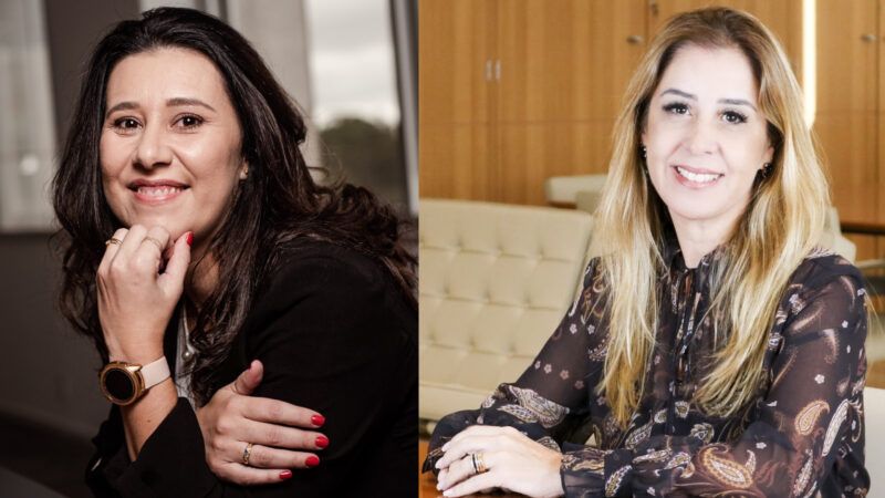 Hilca Vaz, diretora técnica de Vida e Previdência da MAPFRE; e Patrícia Rossi, diretora do Centro de Serviços Compartilhados, Processos e Automação da MAPFRE / Foto: Divulgação