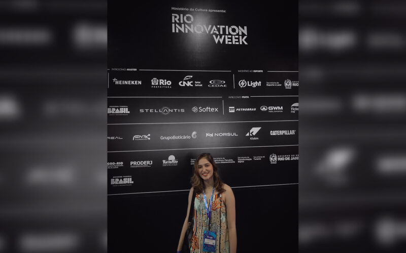 Nina Teixeira, representante da Genebra Seguros no evento / Foto: Divulgação