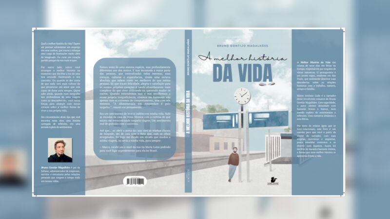 Livro conta história de reflexões em viagem idílica na Europa/ Foto: Divulgação