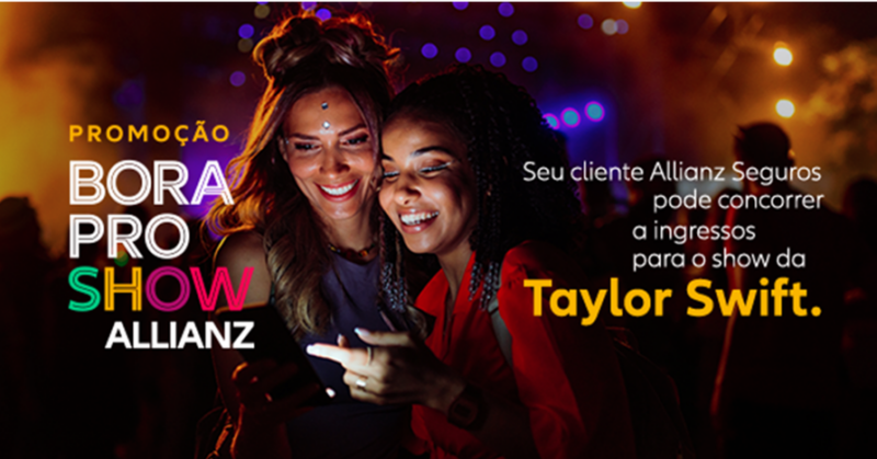 É cliente da Allianz Seguros? Você ainda pode ir ao show de Taylor Swift no Brasil! / Divulgação