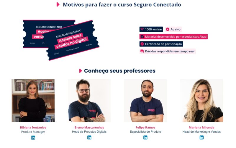 Akad oferece curso gratuito de vendas digitais para corretores / Divulgação
