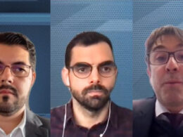 Hugo Saisse Mentizingen da Silva, da Coordenação-Geral de Tecnologia da Informação; Flávio Vasconcelos Andrade, Gerente de Comunicação; e Alessandro Octaviani, superintendente da Susep / Reprodução