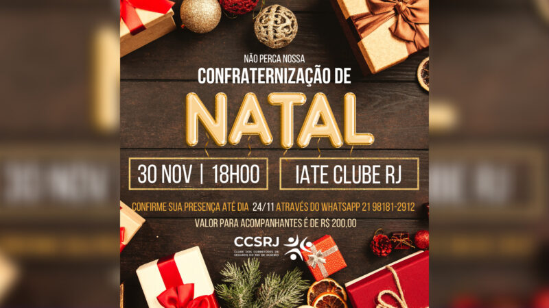 CCS-RJ está com tudo pronto para Festa de Natal / Divulgação