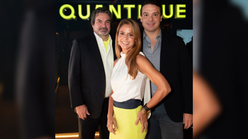 Fernando Vieira Santos Filho, Camila Fairbanks e Renato Ometto, sócios-fundadores da Quantique / Foto: Divulgação