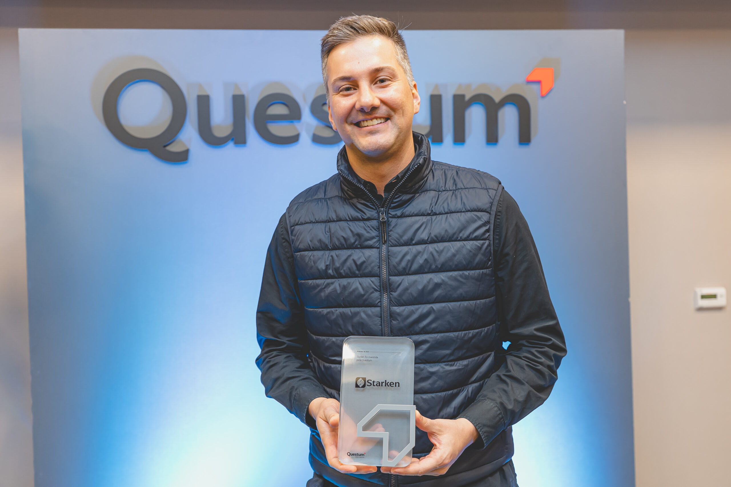 Bruno Barazzutti, CEO da Starken Insurance, recebe aporte da Questum / Foto: Divulgação