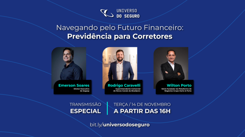 Universo do Seguro celebra um ano com live especial sobre o Mercado de Previdência para Corretores / Divulgação