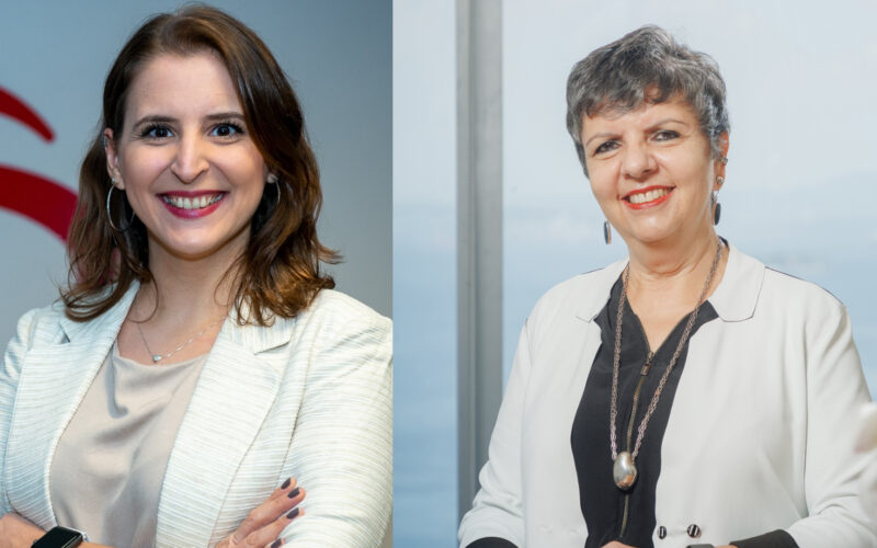 Karen Almeida, Gerente de Comunicação Interna do Grupo Segurador; e Regina Macedo, Superintendente de Comunicação e Análise de Mercado do Grupo Bradesco Seguros / Foto: Divulgação