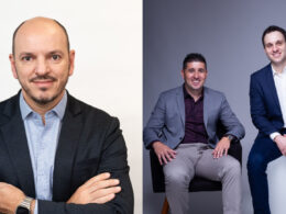 Roberto Schimith, CEO da Insert Seguros; Marvin Viana, sócio e gerente comercial; Rodrigo Bregalda, diretor da Bregalda Seguros / Foto: Divulgação
