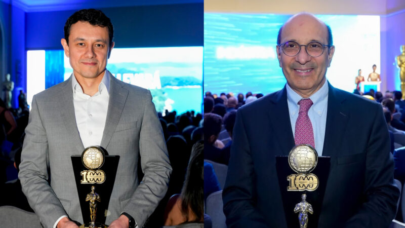 Manoel Peres, diretor-presidente do Grupo Bradesco Saúde, Carlos Marinelli, diretor-geral da Bradesco Saúde e da Atlântica Hospitais e Participações/ Foto: Divulgação