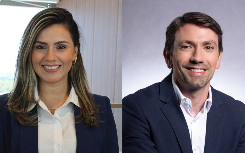 Bruna Dornelas, Executiva de Contas na Maxpar; e Arnaldo Bechara, Diretor de Automóvel, RD Massificados e Precificação da Tokio Marine / Foto: Divulgação