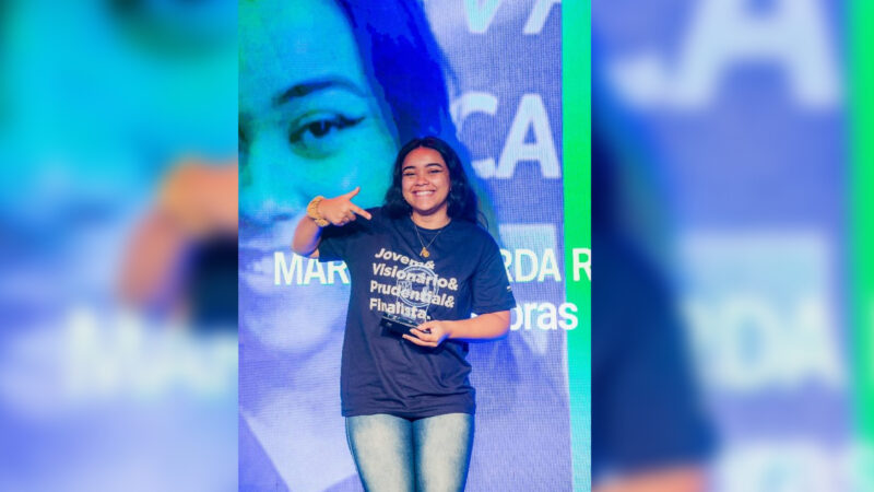 Maria Eduarda Rocha foi a campeã do Prêmio Jovens Visionários 2022 | Foto: Divulgação