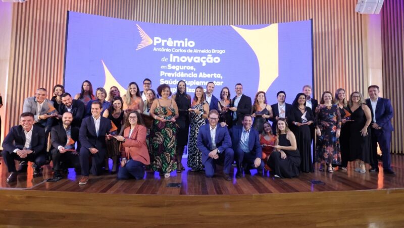 Vencedores da 12ª edição do Prêmio de Inovação em Seguros / Foto: Divulgação