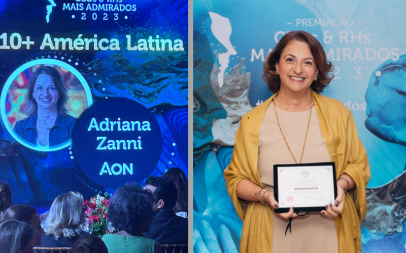 VP de Recursos Humanos da Aon para a América Latina, Adriana Zanni/ Fotos: Aon