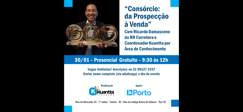 Treinamento no Centro do Rio aponta jornada de sucesso no mundo dos consórcios / Foto: Divulgação