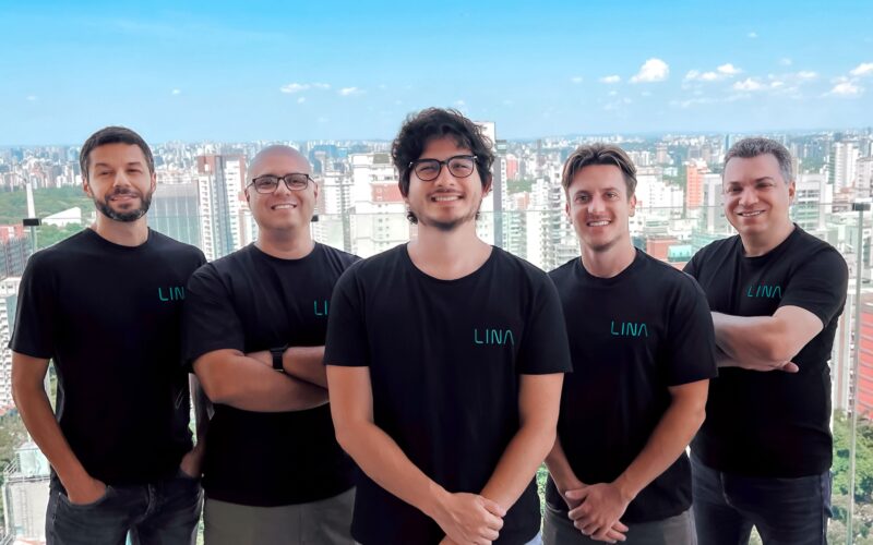 Da esquerda para direita: Luiz Jucá, Guilherme Lauria, Alan Mareines, Murilo Rabusky, Marcos Guirro/ Foto: Divulgação