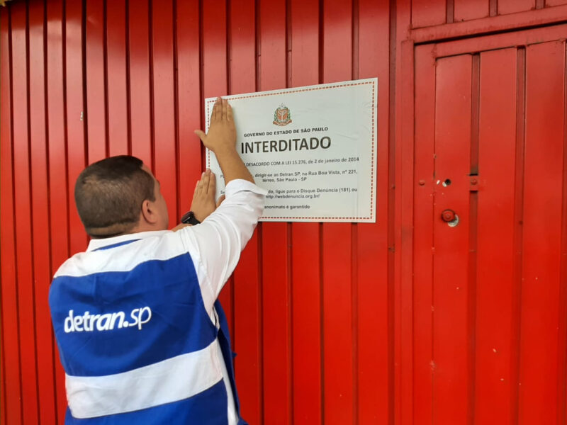 Detran-SP fiscaliza quarto desmanches em Jundiaí e lacra um deles por irregularidades/ Foto: Divulgação