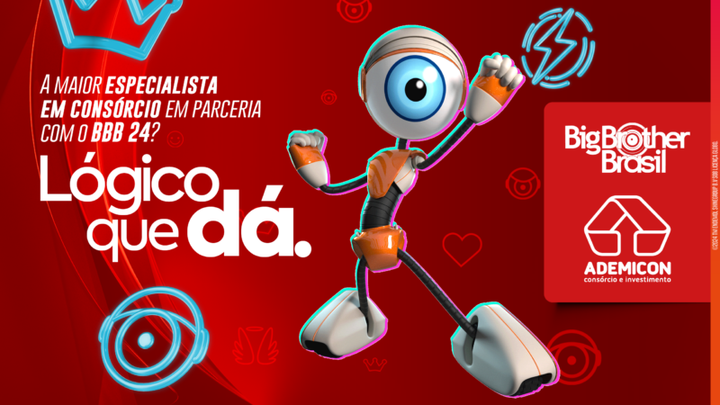 Ademicon renova patrocínio do BBB 24 e mantém consórcio em evidência / Foto: Divulgação