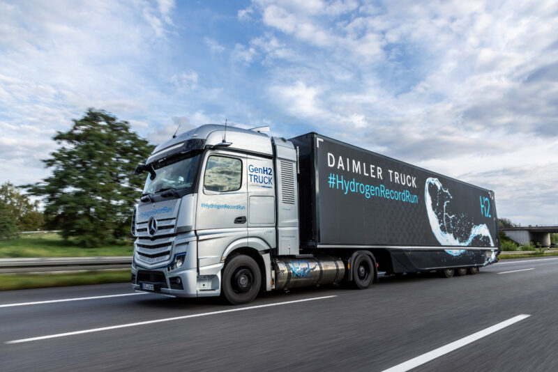 Daimler Truck produz frota de caminhões Mercedes-Benz GenH2 para testes em clientes/ Foto: Divulgação