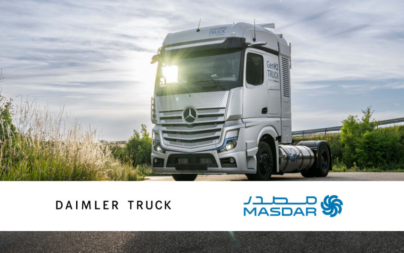 Daimler Truck e a Masdar exploram opções de abastecimento de hidrogênio líquido para descarbonizar os transportes rodoviários de carga da Europa/ Foto: Divulgação