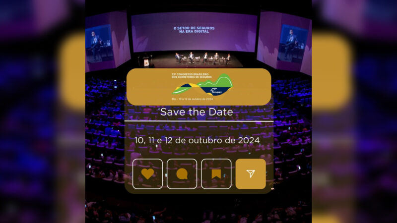 23º Congresso Brasileiro dos Corretores de Seguros: live da Fenacor trará novidades / Divulgação