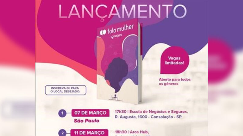 Na semana do "Dia Internacional da Mulher", Sou Segura lança o livro "Fala Mulher" / Divulgação