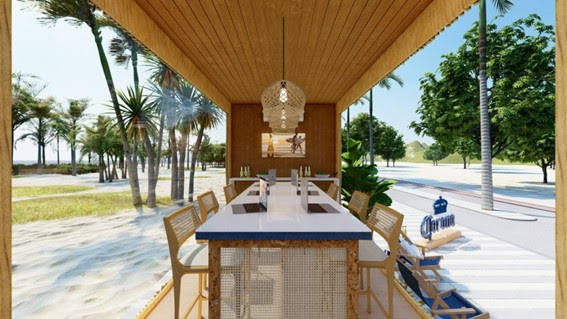 Corona e WeWork promovem escritório itinerante em praias de SP e RJ para incentivar a vida ao ar livre e facilitar o trabalho remoto/ Foto: Divulgação