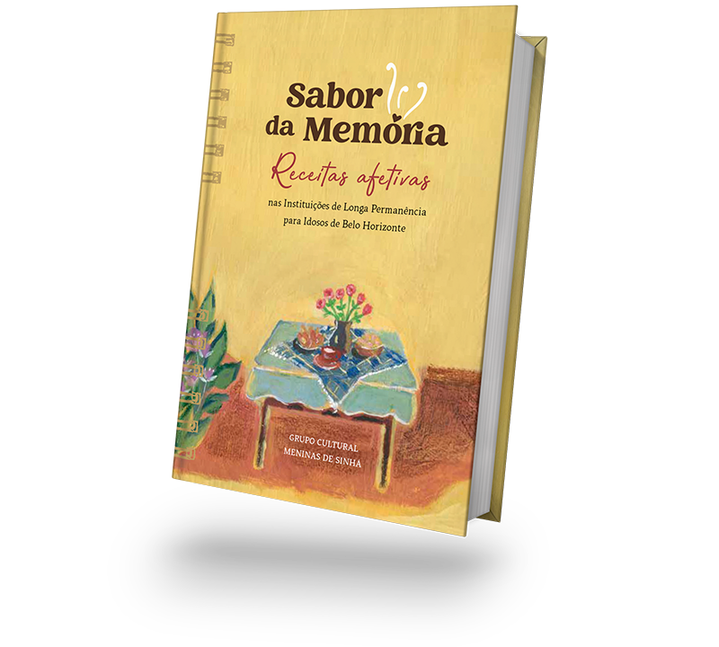 Livro com 30 receitas elaboradas por integrantes do Menina Sinhá foi o primeiro fruto. Outro lançamento está a caminho / Divulgação