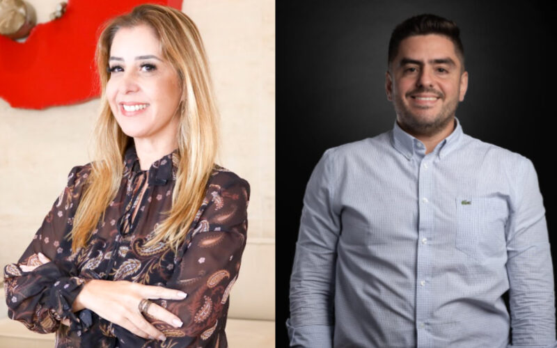 Patricia Rossi Pereira, Diretora do Centro de Serviços Compartilhados, Processos e Automação) da MAPFRE; e Diego Silva, Diretor do segmento financeiro da DialMyApp / Foto: Divulgação