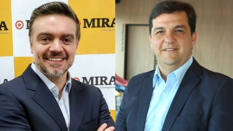 Roberto Mira Junior, Diretor Geral do MIRA Transportes; e Rogério Santos, diretor Comercial de Filiais da Sompo / Foto: Divulgação