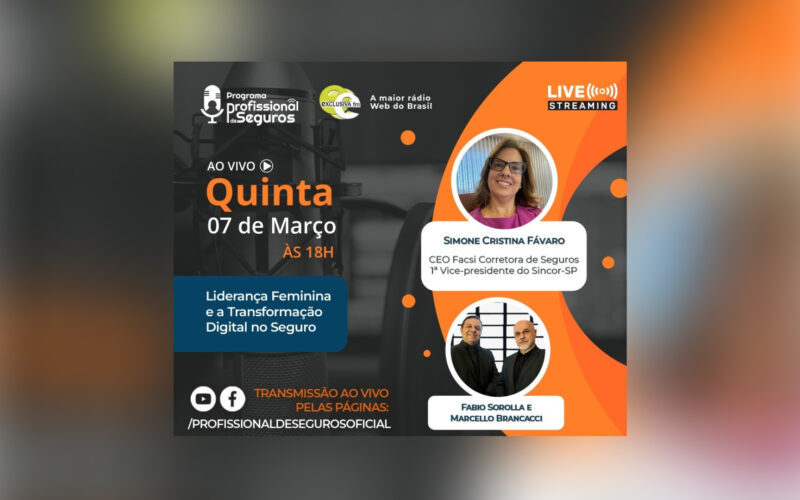 Programa Profissional de Seguros debaterá a liderança das mulheres no mercado de seguros