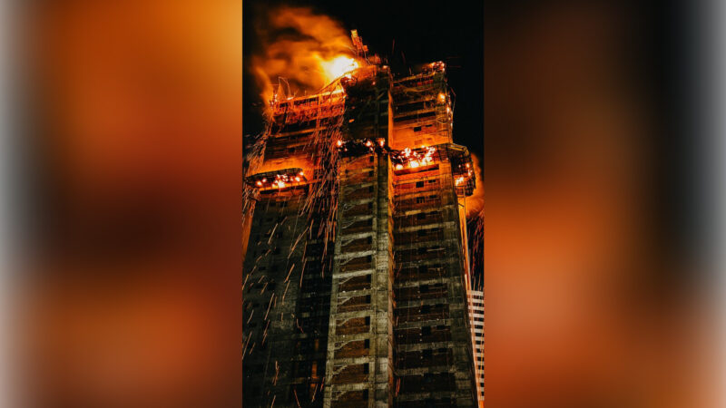 Incêndio de grande proporção em Recife reforça importância do Seguro para Riscos de Engenharia / Foto: Filipe Ramos/Cortesia/Reprodução/Folha de Pernambuco