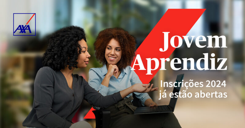 AXA no Brasil abre inscrições para o Programa Jovem Aprendiz 2024 / Divulgação