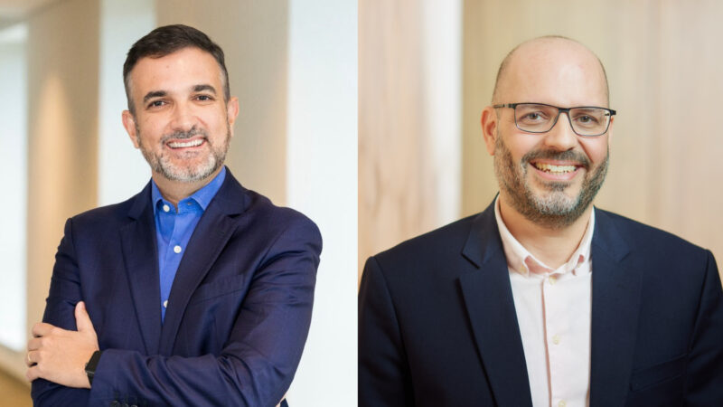 O Diretor Comercial da Bradesco Seguros, Leonardo Freitas, e o Superintendente de Sinistros, Marcio Jordão / Foto: Divulgação