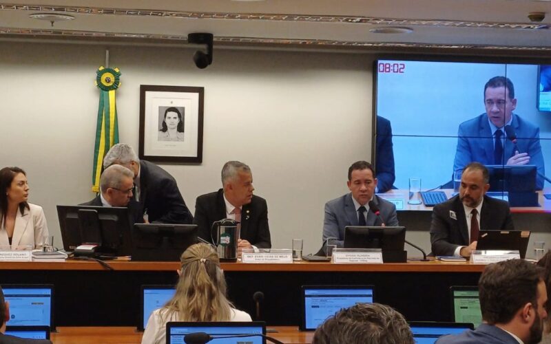 Dyogo Oliveira, presidente da CNseg, apresenta as propostas do setor segurador para mitigar os danos causados pelas mudanças climáticas extremas / Foto: Divulgação / CNseg