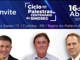 Novo evento do Ciclo de Palestras do Centenário do Sindseg PR/MS vai reunir três CEOs de seguradoras / Reprodução