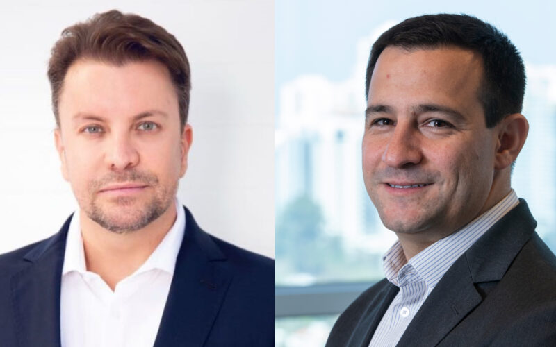 André Khouri, CEO da CNT; Bernardo Castello, diretor da Bradesco Vida e Previdência / Foto: Divulgação