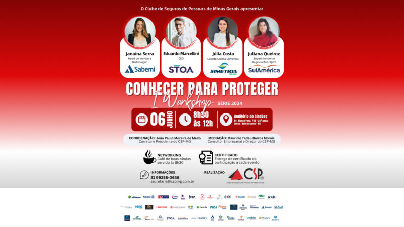 CSP-MG promove temporada de workshops de capacitação / Divulgação