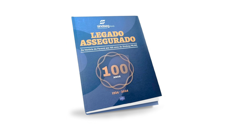 Livro dos 100 anos do Sindseg PR/MS será lançado no fim do mês durante exposição “Seguro através do tempo” / Divulgação