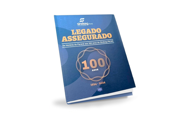 Livro dos 100 anos do Sindseg PR/MS será lançado no fim do mês durante exposição “Seguro através do tempo” / Divulgação