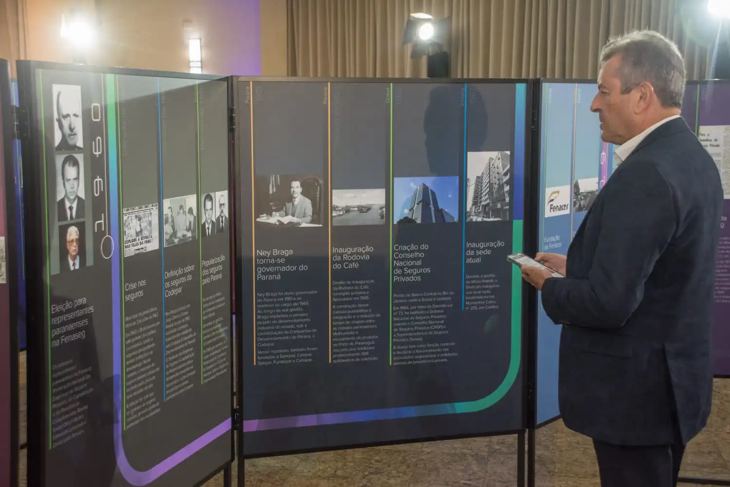 A exposição “Seguro Através dos Tempos” / Foto: Divulgação