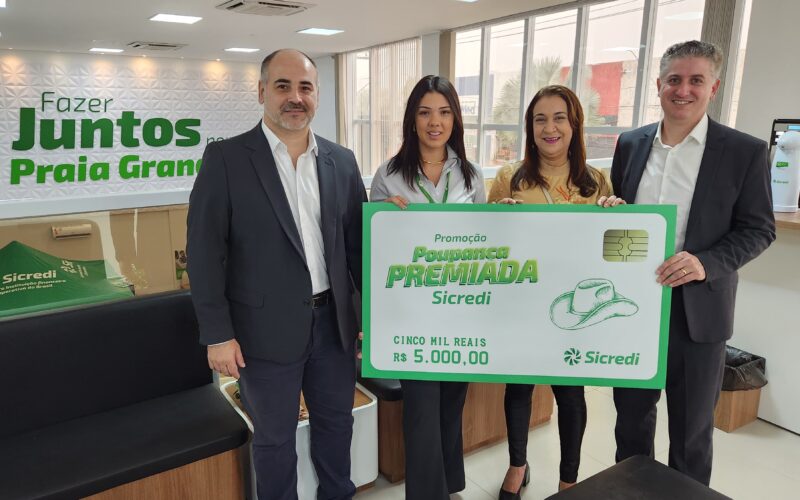 Para incentivar hábito de poupar, Sicredi realiza 9.ª edição da campanha Poupança Premiada e distribui mais de R$ 2,5 milhões em prêmios / Foto: Sicredi / Divulgação