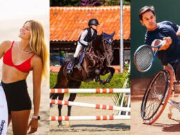 Luara Mandelli, surfista; Manoela Michaelis, amazona curitibana; Gustavo Carneiro, jogador de tênis paraolímpico / Foto: Divulgação