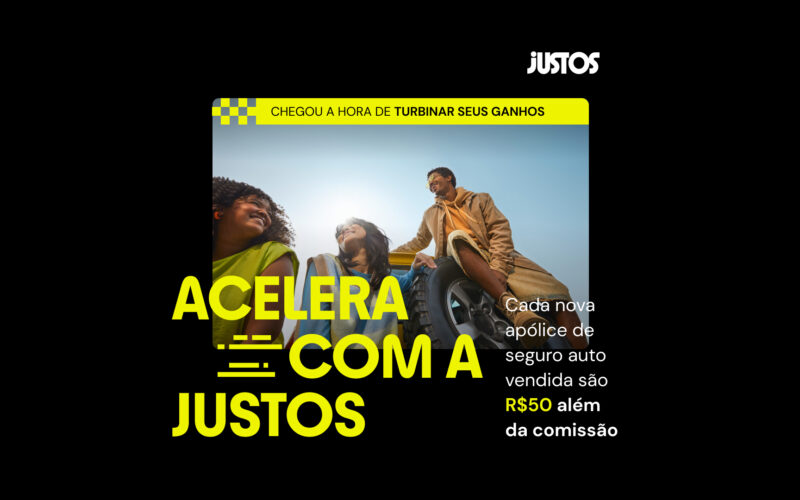 Justos lança campanha para corretores parceiros que reconhece e premia cada nova apólice vendida / Divulgação
