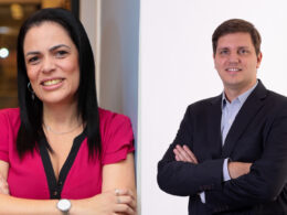 Mariana Vale, Gerente de Seguro Garantia; Fernando Gonçalves, Head de Linhas Financeiras, Garantia e P&C da Akad Seguros / Foto: Divulgação